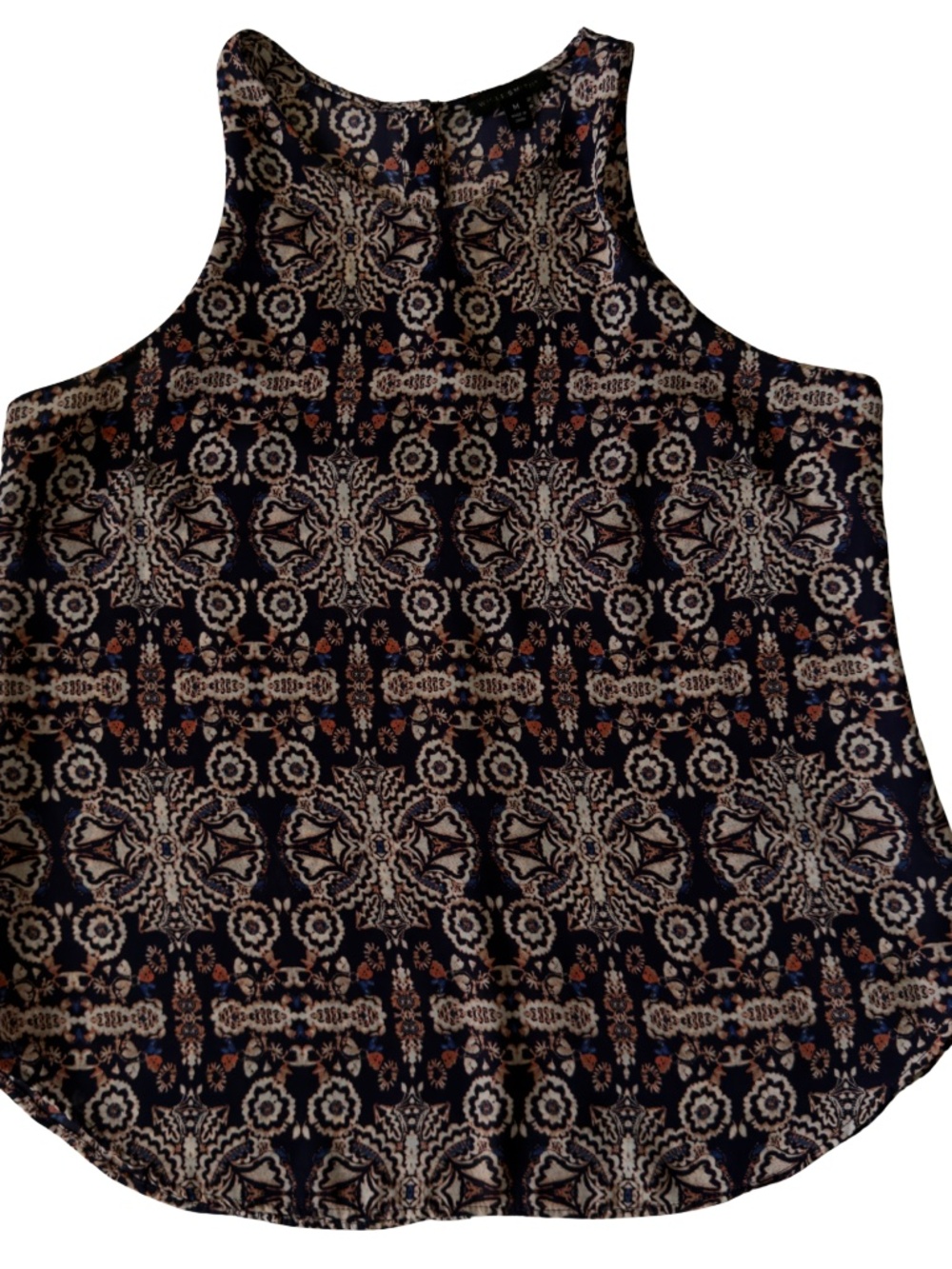 WILLI SMITH Women's Sleeveless Printed Blouse – Size M
